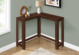 Monarch Specialties 3661 Accent Table, Console, Entryway, Narrow, Corner, Living Room, Bedroom, Laminate, Brown, Contemporary, Modern Table-36 / Cherry, 35.5" L x 35.5" W x 32" H Monarch Specialties