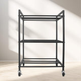 3D Printer Filament Storage Rack, 360°Rolling Filament Spool Holders Racks with Wheels, Heavy Duty Metal Shelf for PLA/ABS/TPU,Filaments Organzied for 3D Printing Wanyshapy