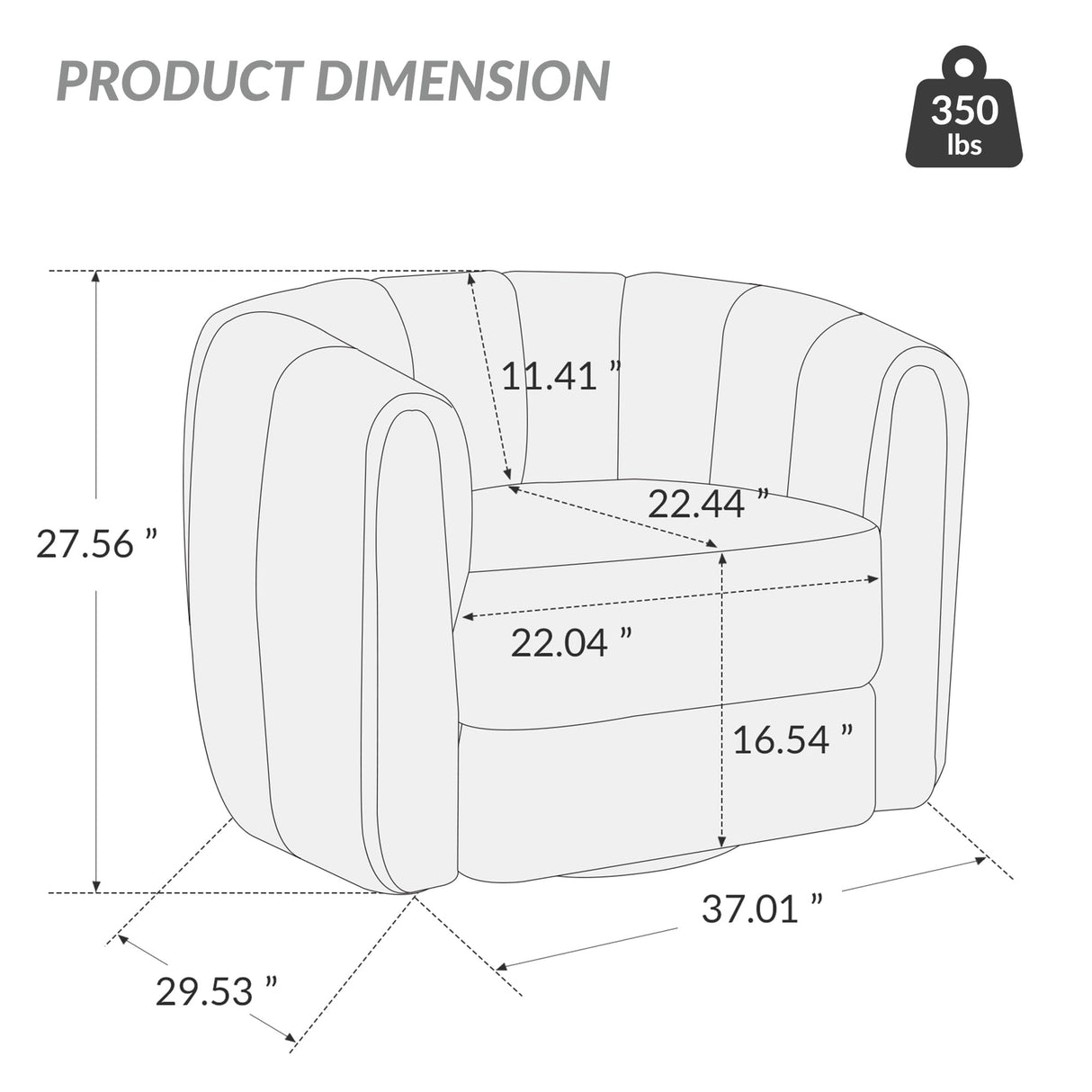SUNWAVE Swivel Accent Chair, 360-degree Swivel Barrel Chair with Teddy Upholstery, Comfy Pumpkin-Shaped Accent Chair for Living Room, Bedroom, or Office (1, Green, 37") SUNWAVE