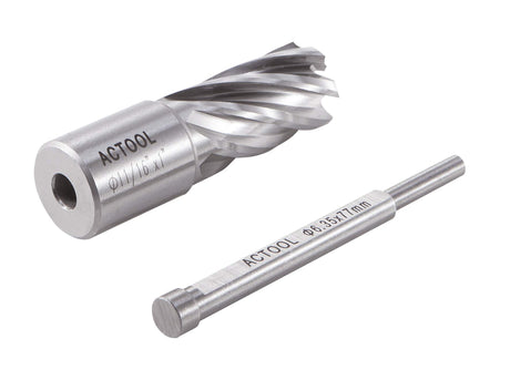 ACTOOL 11/16" Diameter × 1" Depth of Cut HSS ANNULAR Cutter with 3/4'' Weldon Shank ACTOOL