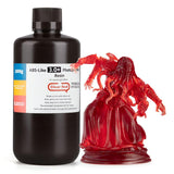 ELEGOO ABS-Like Resin 3.0+, Upgraded 3D Printer Photopolymer Resin, Higher Heat-Resistance Fast Curing High Precision Non-Brittle, Clear Red 1000g ELEGOO