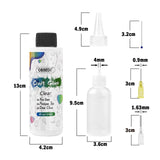 OBSEDE Craft Glue Dries Clear Art Adhesive 4fl oz/120ml with Fine Metal Tip Bottle Applicator Kit for DIY Crafts Glitter Paper Card Decoupage Scrapbooking OBSEDE