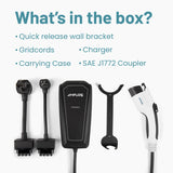 Ampure Portable EV Charger Level 2 Fast Charging Electric Car Charger with Carry Bag, 120v & 240v Nema 14-50 Plug-in, 20ft Cable - Indoor/Outdoor UL Energy Star Certified AMPURE