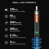 STREBITO Mini Electric Screwdriver, 144-Piece Electric Precision Screwdriver Set Small Power Screwdriver Cordless Rechargeable, Electronic Repair Tool Kit for PC, Computer, Laptop, Phone, RC Drone STREBITO