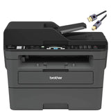 Brother L-2710DW Series Compact Monochrome All-in-One Laser Printer I Print Copy Scan Fax I Wireless I Mobile Printing I Auto 2-Sided Printing I ADF I 32 ppm I ADF + Printer Cable Brother