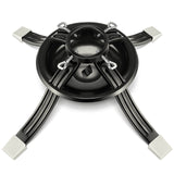 Roowest Christmas Tree Stand for Live Tree, Real Christmas Tree Base Dark Green Metal Holiday Xmas Tree Stands Fits for 2-3.5 Inches Trunk, 0.8 Gallon Water Capacity Roowest