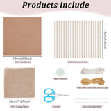 FREEBLOSS Woven Basket Kit - DIY Basket Weaving Supplies - Rustic Style - Adults - Not Foldable FREEBLOSS