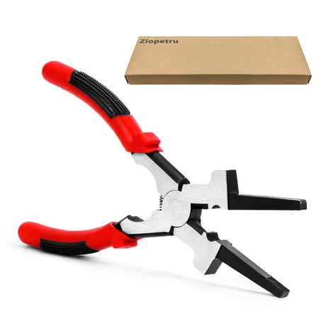 8"MIG Welding Pliers, Multi-functional Carbon Steel MIG Welding Pliers with Insulated Handle, Long Nose Pliers Wire Cutting Pliers for Professional Welding - Reliable and Durable (1Pack) Ziopetru