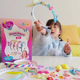 DIY Headband Making Craft Kit for Girls | Make Hairbands with Butterfly Flower Set with 6 Hair Bands 36 Accessories | Creative Activity for Kids 5-12, Birthday Gifts & Arts Projects Generic