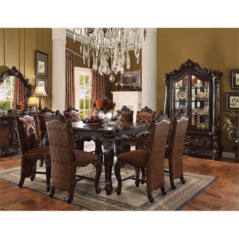 Acme Versailles Wood Counter Height Table in Cherry Oak ACME Furniture
