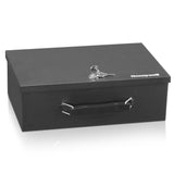 Honeywell Safes & Door Locks - Small Safe Box for Home - Fire Resistant Documents Lock Box with Keys - Steel Security with Key Lock for Personal Items, Jewelry, Money - 0.17 Cubic Feet - Black - 6104 Honeywell