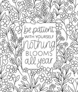 On the Bright Side Coloring Book: Floral Patterns to Help You Relax, Unwind, and Focus on the Good WoodArtSupply