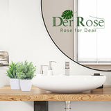 Der Rose 2 Pack Small Fake Plants Mini Artificial Potted Plants for Table Desk Home Laundry Room Bathroom Office Decor Der Rose