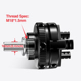 ArtyMaster 2 inch Mini 3-Jaw Self-center woodworking chuck. M18X1.5mm Thread and 0.4 inch connector Mini lathe Chuck ARTYMASTER
