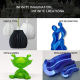 NOVAMAKER PETG Black Filament 1.75mm,Toughness Enhanced petg Vacuum Sealed,Accuracy +/- 0.02mm, 1kg(2.2lbs) Spool, 3D Filament petg NovaMaker