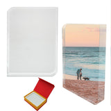 Ismosm Sublimation Crystal Blanks, Two Pack Glass Plaque Blanks for Sublimation Award Plaque, Picture Frame, Sublimation Gifts, Crystal Tabletop Decor, DIY Sublimation Blanks with Improved Gift Box Ismosm