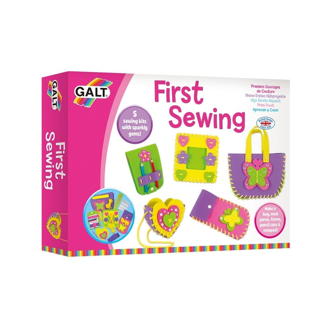 Galt Toys, First Sewing Kit for Kids, Learn to Sew DIY Craft Kit, Ages 5+ Galt