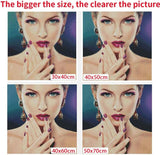 Supernatural Diamond Painting 5D DIY American TV Show Diamond Embroidery Cross Stitch Kits Full Square Drill Mosaic Home Decor Gift 16x24 Inch（40x60cm) ZSHMMY