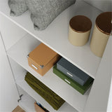 Sauder Storage Cabinet, White Finish Sauder