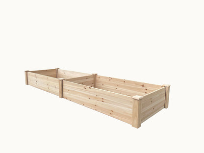 BTExpert 8ft x 2ft Horticulture Raised Garden Beds Elevated Planting Divisible Large Wooden Planter Box Kit Stand for Vegetable Herbs Flower Backyard Patio Balcony Bed Liner Outdoor Clear Nat - WoodArtSupply