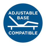 Kingsdown Passions Kelbrooke 16" Ultra Plush Euro Pillow Top Hybrid Mattress California King, Cool Gel Memory Foam Layer Motion Isolation Quilted Top Premium Mattress Kingsdown