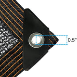 winemana 40% Black Shade Cloth, 10 x 14 FT Durable Mesh Tarp with Grommets, Resistant Garden Sun Shade Netting, Shading Antifreezing for Pergola, Greenhouse, Plants Growing, Chicken Coop winemana