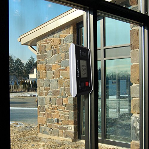 Digital Angle Finder Magnetic Protractor Inclinometer Angle Level Meter Angle Finder Tool Digital Protractor Bevel Gauge for Woodworking,Table Saw,Construction V-Groove 0~360 degree with Backlight Gain Express