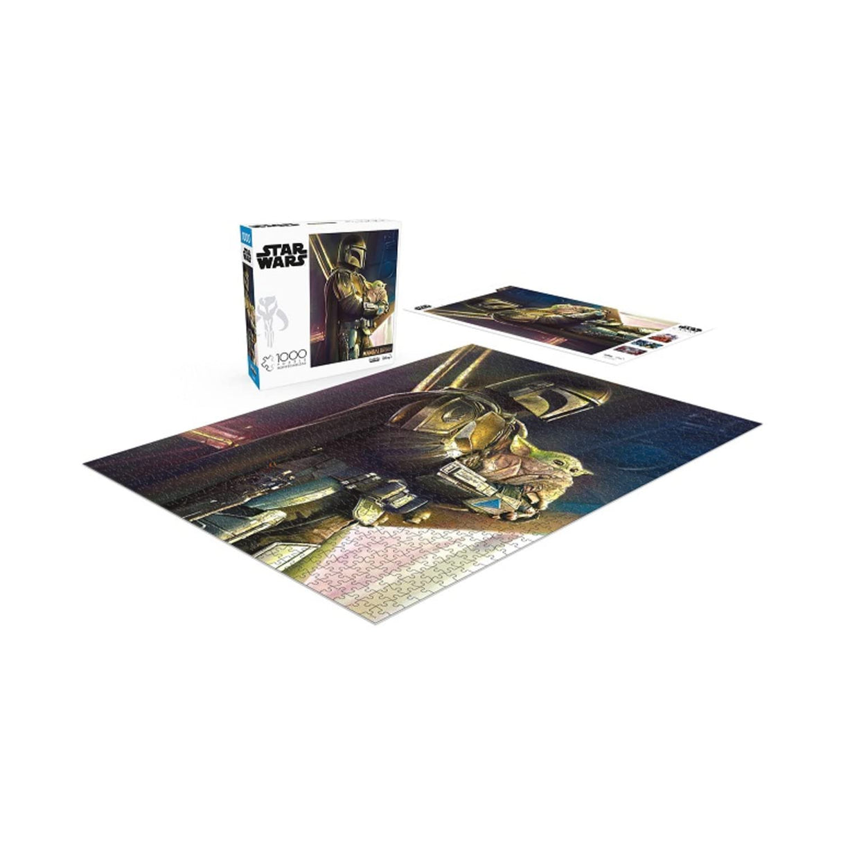 Buffalo Games - Star Wars: The Mandalorian - “Wherever I Go, He Goes” - 1000 Piece Jigsaw Puzzle Buffalo Games
