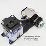 WIKINK Pneumatic Edge Bander Hole Guide Machine, Edge Banding Punching Hole Machine, 8mm& 15mm Hole Punch Tool, Aluminum Alloy 0.4‑0.6MPa for Woodworking Paper Craft Projects WIKINK