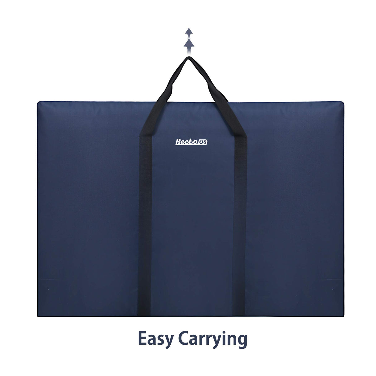 Becko US Puzzle Board with Trays & Cover Portable Jigsaw Puzzle Case Puzzle Storage Puzzle Saver, Non-Slip Surface, for Up to 1000 Pieces (Dark Blue & Khaki) Becko US