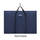 Becko US Puzzle Board with Trays & Cover Portable Jigsaw Puzzle Case Puzzle Storage Puzzle Saver, Non-Slip Surface, for Up to 1000 Pieces (Dark Blue & Khaki) Becko US