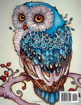 Owl coloring Book: Owls Adult Coloring Book: New and Expanded Edition with 50 Unique Designs Majosta