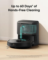 eufy L50 SES Robot Vacuum with 60 Day Self-Empty Station, Multi-Floor Cleaning,Precise iPath Laser Navigation, Customizable Al Mapping, Climb Up to 20 mm, Ideal for Hard Floor, Tile, and Carpet eufy