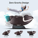 BOSSCARE Full Body Airbag Massage Chair: 2025 Shiatsu Zero Gravity Massager Chairs - AI APP Control Back Heating - Relaxing Massaging Recliner for Friend Family BOSSCARE