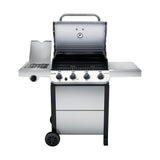 Char-Broil Performance Series Convective 4-Burner with Side Burner Cart Propane Gas Stainless Steel Grill - 463377319 Char-Broil