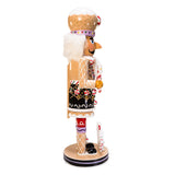 Kurt Adler 16-Inch Wooden Gingerbread Christmas Nutcracker (Color May Vary),Brown/Beige Kurt S. Adler