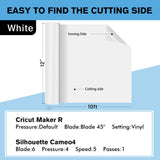 A-SUB Sublimation HTV for Dark and Light Fabric, 12" X 10FT Matte Sublimation Vinyl, White HTV Vinyl for Sublimation on Cotton Fabric - T-Shirt, Pillow, Bag A-SUB