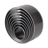 PH Padahall Leather Hole Punch Die Round, 8pcs Hole Hollow Punch 20 25 30 35 40 45 50 55mm High Carbon Steel Circle Cutter Tool Cutting Leather Hole Punch Set for Belts EVA Foam Fiber Board Clay Craft PH PandaHall