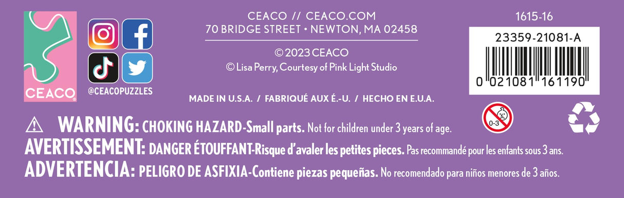 Ceaco - Rainbow Dogs - 100 Piece Jigsaw Puzzle Ceaco