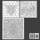 Insects and Bugs: An adult coloring book designed to promote relaxation and creativity. This book is inspired by nature but moves beyond the natural world into new shapes, patterns and designs. Majosta