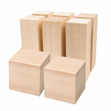 8PCS Basswood Carving Blocks, Unfinished Bass Wood Blocks for Carving Wood, Whittling Wood Carving Kit for Crafts goldhik