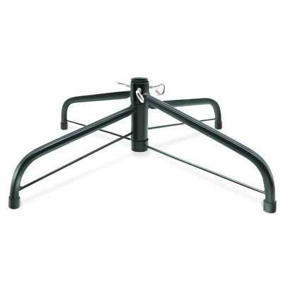 SYITCUN 16” Christmas Tree Stand for Artificial Trees, Foldable Metal Xmas Tree Stand, Replacement Fake Christmas Tree Holder Base for 2 ft to 5 ft Trees, Fits Tree Poles up to 0.86”