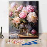 TUMOVO Paint by Numbers Kit for Adults - Color by Number Canvas with Rabbit in Flower Field Art, DIY Painting Kit for Adults Beginner, 16x20 Inch TUMOVO