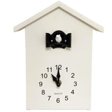 WALPLUS Modern Cuckoo Clocks for Wall Hourly Chiming Coo Coo Clock Volume Adjustable Cookoo Clock Removable Pendulum Christmas Cuckoo Clock Gift White Interior Decoration WALPLUS