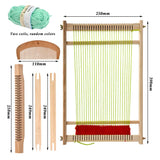 FOCCTS Wooden Multi-Craft Weaving Loom Large Frame 9.84 x 15.35 x 1.3inch, Tapestry Loom Wooden Weaving Loom Creative DIY Weaving Art for Kids, Beginners and Expertsrt FOCCTS