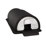 Golden Wave Far Infrared Sauna Dome, with 360° Body Coverage, Professional Home Spa Zero-EMF Unit with Therapeutic Stones, Single Person Use, Black Golden Wave