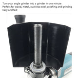 Burnishing Polishing Machine Kit, Handheld Electric Sander Polisher Kit for for Metal, Stainless Steel, Plastic, Wood ViaGasaFamido