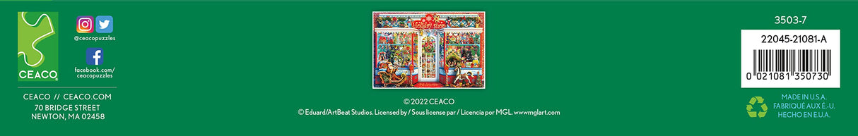 Ceaco - Holiday - Holiday Shop - 2000 Piece Jigsaw Puzzle Ceaco