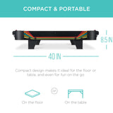 Best Choice Products 40in Portable Tabletop Air Hockey Arcade Table for Game Room w/ 100V Motor, Electric Fan, 2 Strikers, 2 Pucks - Arcade Best Choice Products
