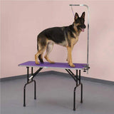 Master Equipment Grooming Table w/36In Grooming Arm, 36x24In Purple Master Equipment